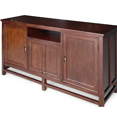 Appalachian Cherry Console with Media Storage